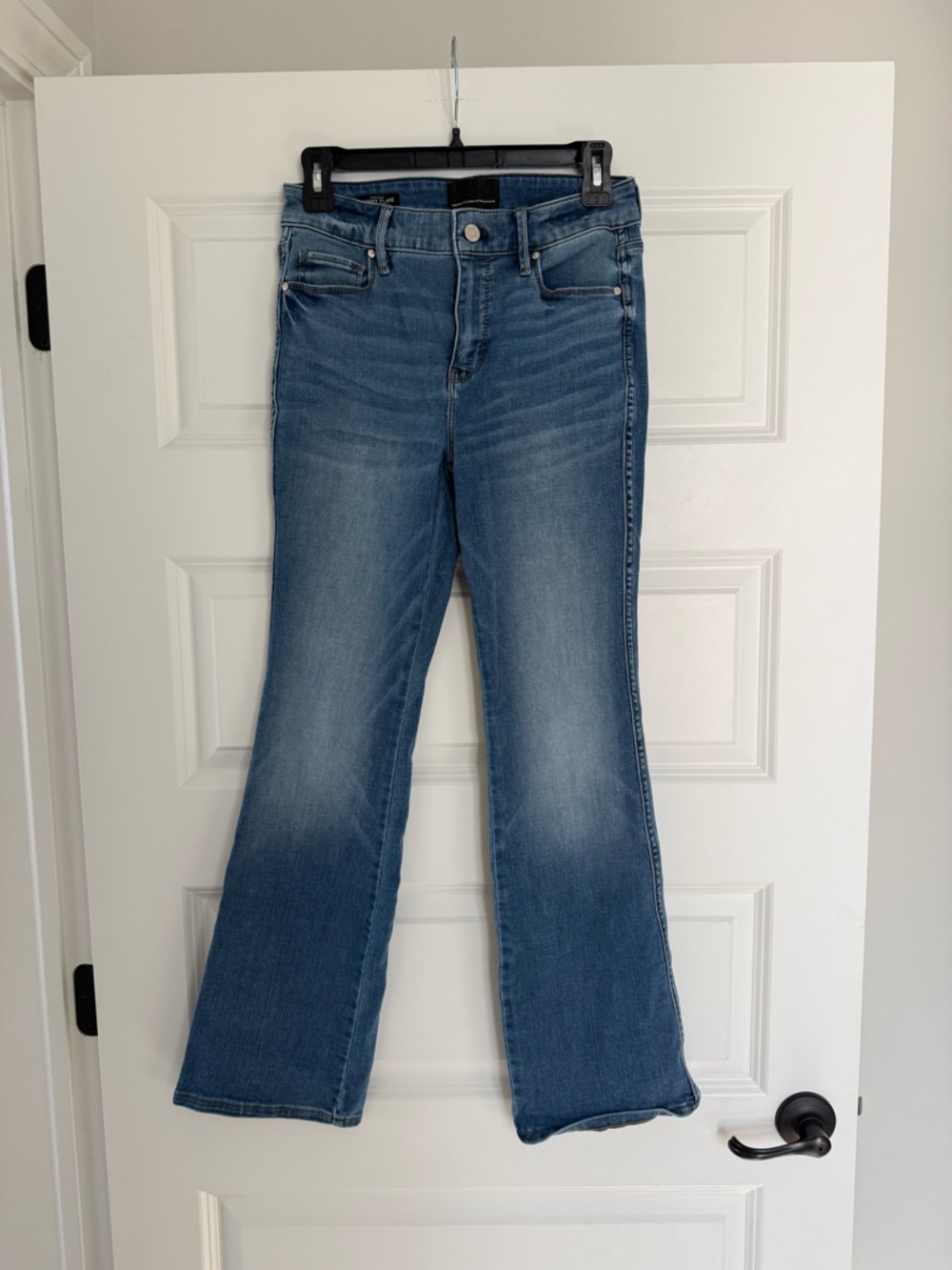 White House Black Market High Rise Skinny Flare Jean